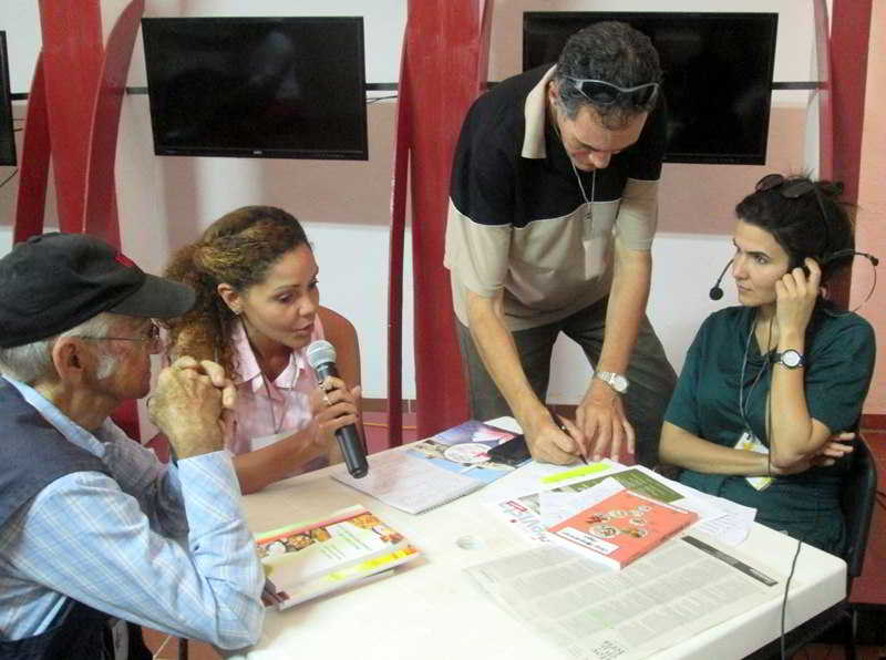 El programa radial se emitió en vivo desde la Feria Internacional del Libro de La Habana