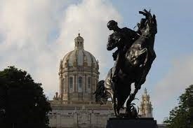 La inauguración en La Habana de la estatua ecuestre de José Martí