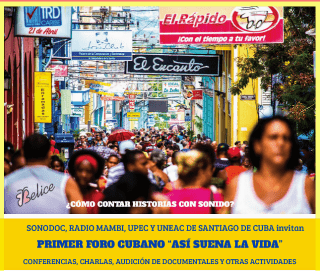 “Somos municipios del mundo, un mundo que gira alrededor de la comunicación, de la interrelación y sobre eso reflexionamos con propiedad en este foro”, señaló Reinaldo Cedeño, periodista de Santiago de Cuba.