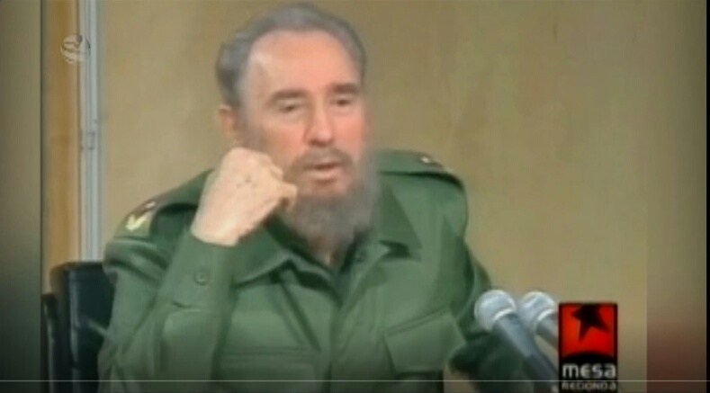 Fidel en la Mesa Redonda