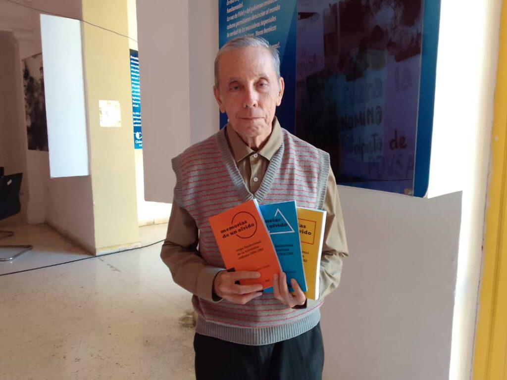 Mario Naito López colaborador del libro Memorias de un olvido.