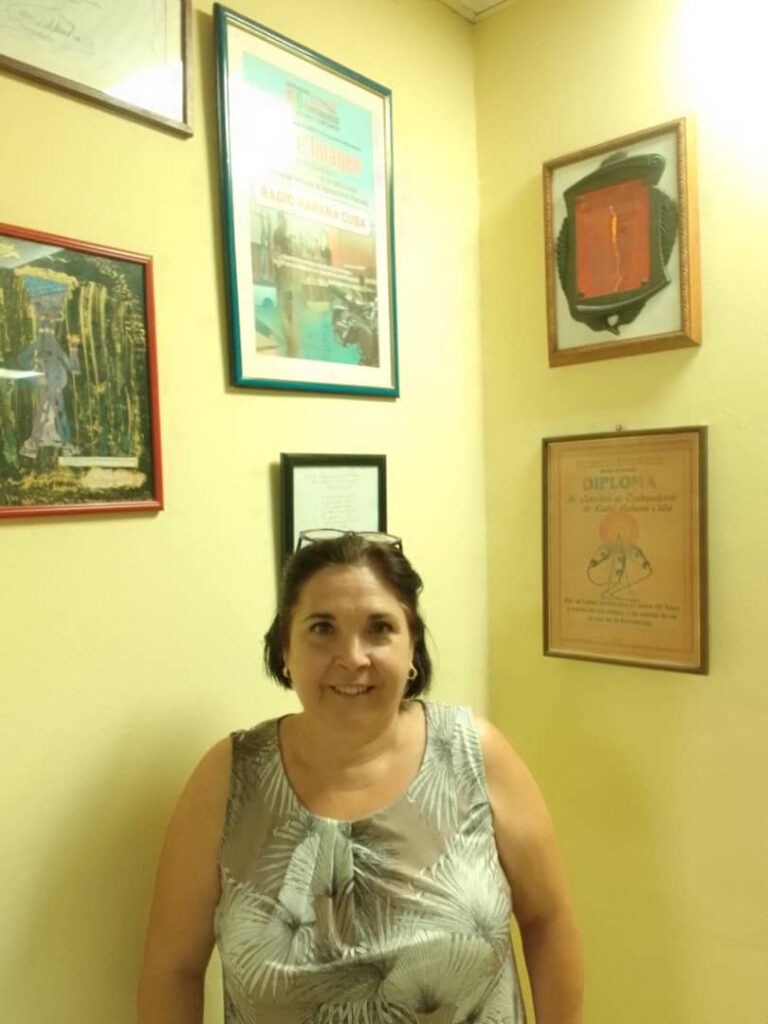 Tania Hernández Castellanos directora Radio Habana Cuba